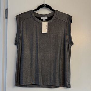 Evereve Charcoal Gray Muscle Tee